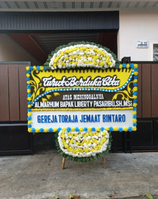 Papan Bunga Duka di Laha