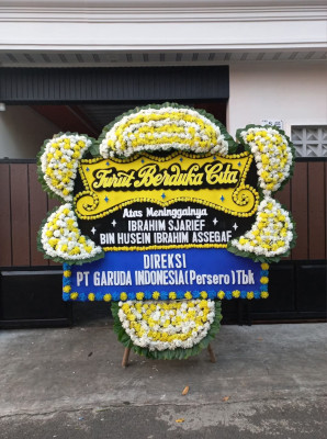 Papan Bunga Duka di Laha